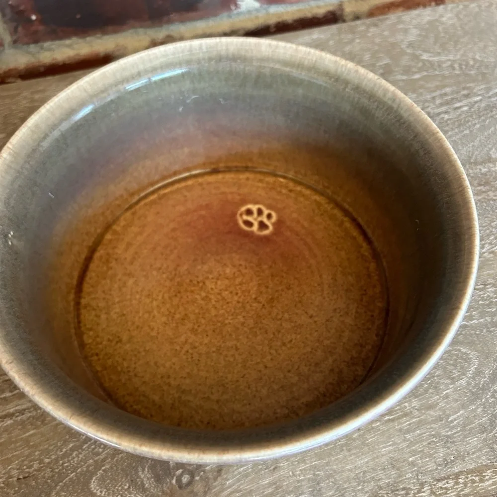 Homeplace Pottery Dog Bowl